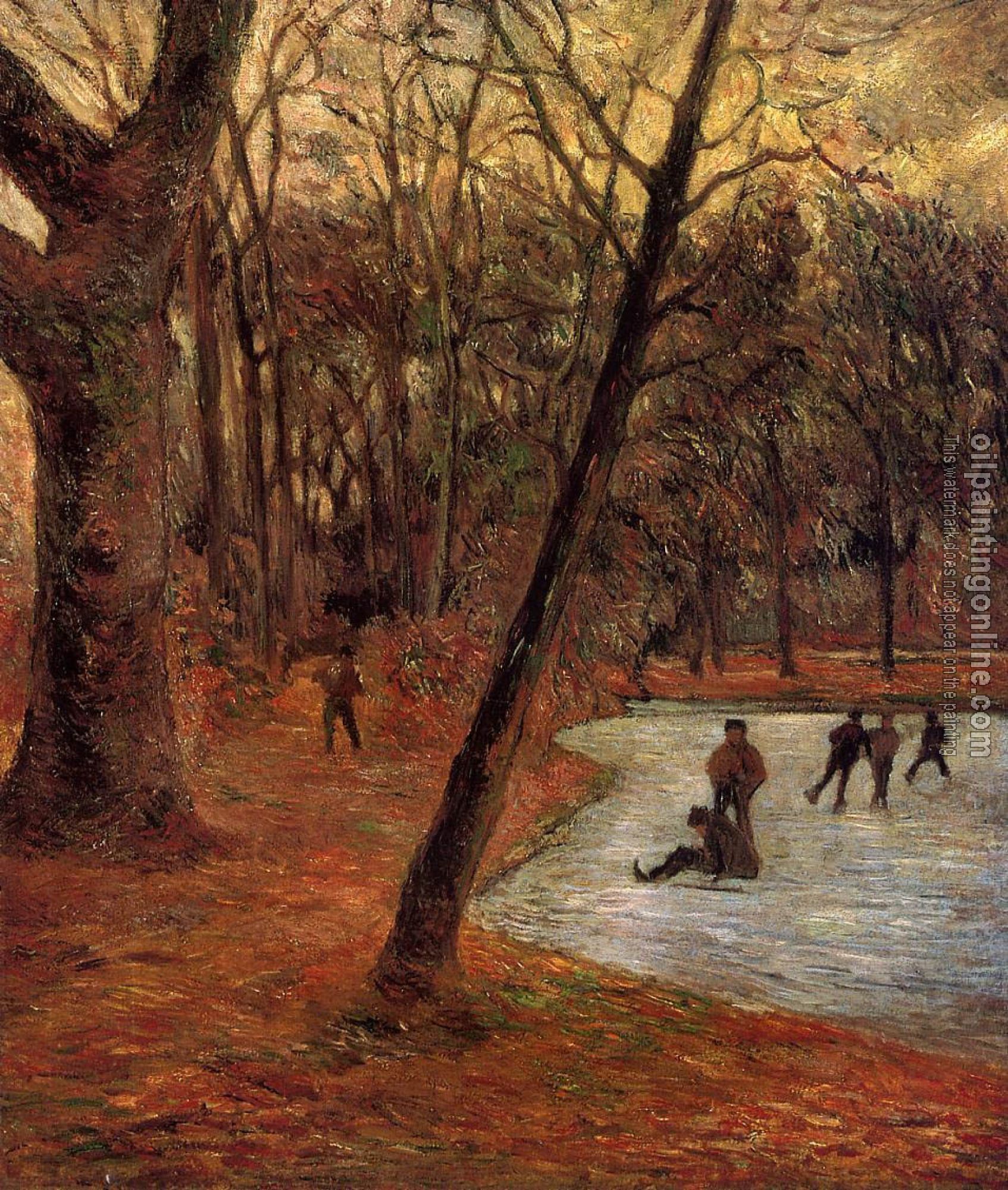 Gauguin, Paul - Skaters in Fredericksberg Park
